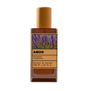 AMOR Oriental Fragrance Extrait de Parfum - Lavender Scent Perfume with Wooden Cap