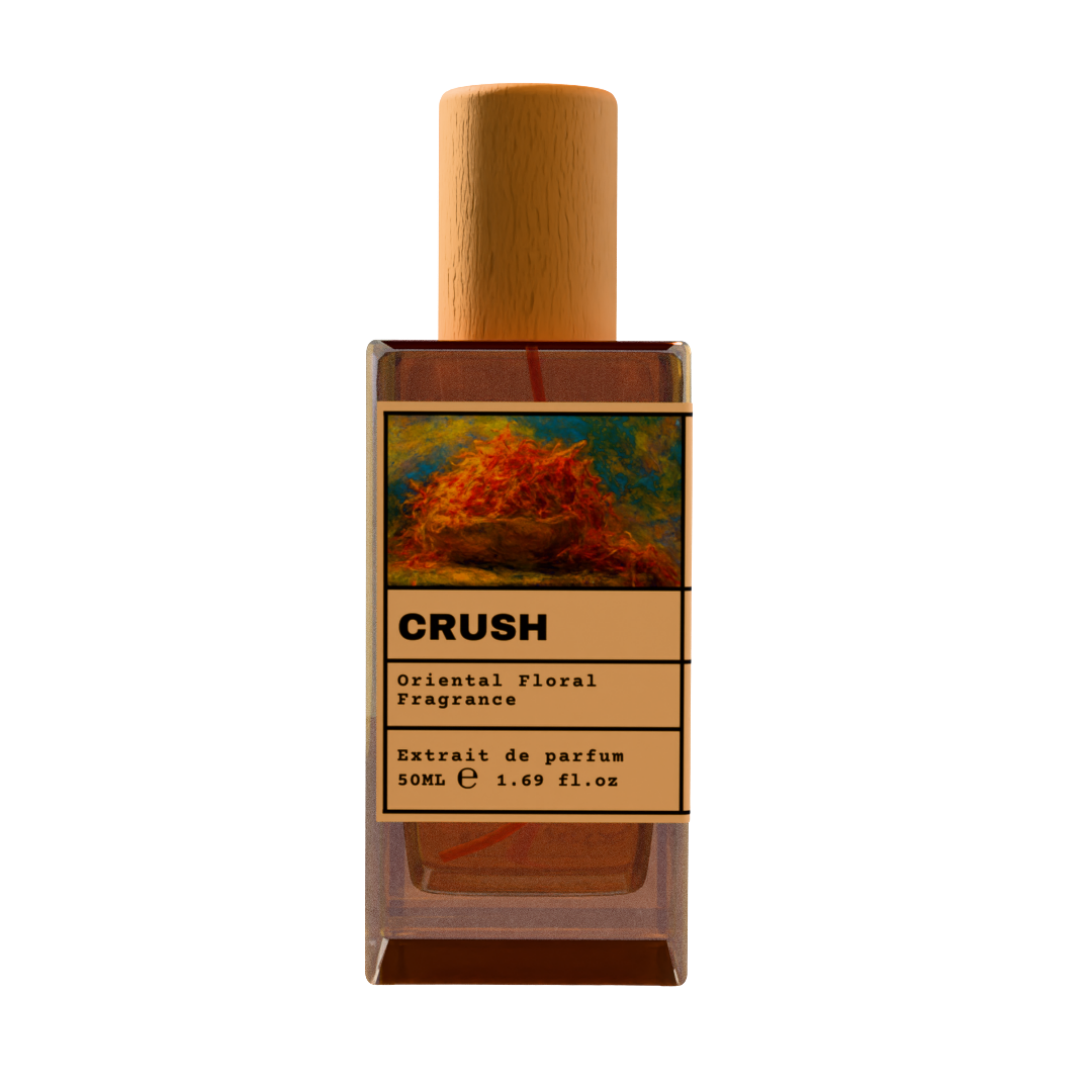 Crush 50ml Extrait de Parfum - Oriental Floral Fragrance with Wooden Cap