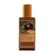 Elixir Absolu Woody Aromatic fragrance perfume bottle with wooden cap, 50ml