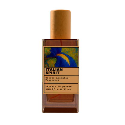 Italian Spirit Citrus Aromatic Fragrance Extrait de Parfum 50ml bottle with wooden cap