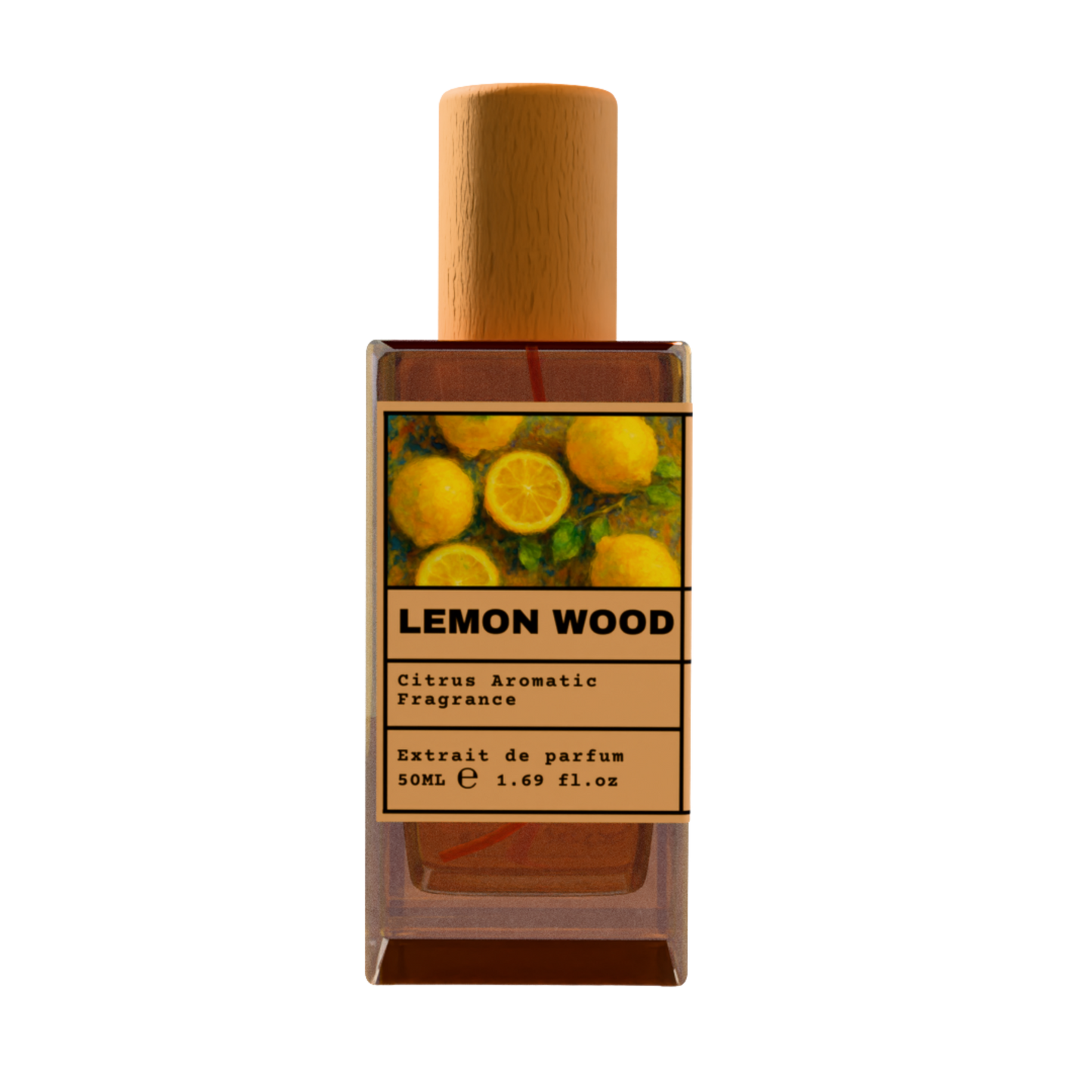 Lemon Wood 50ml Extrait de Parfum - Citrus Aromatic Fragrance with Wooden Cap