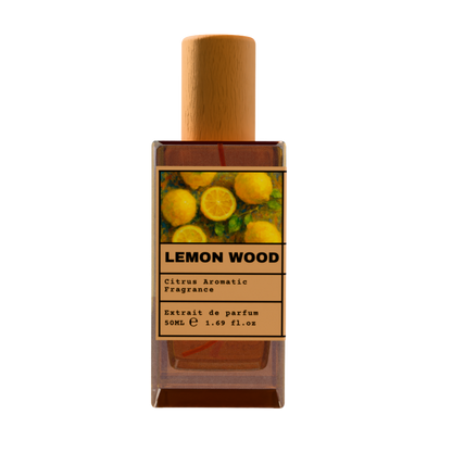 Lemon Wood 50ml Extrait de Parfum - Citrus Aromatic Fragrance with Wooden Cap