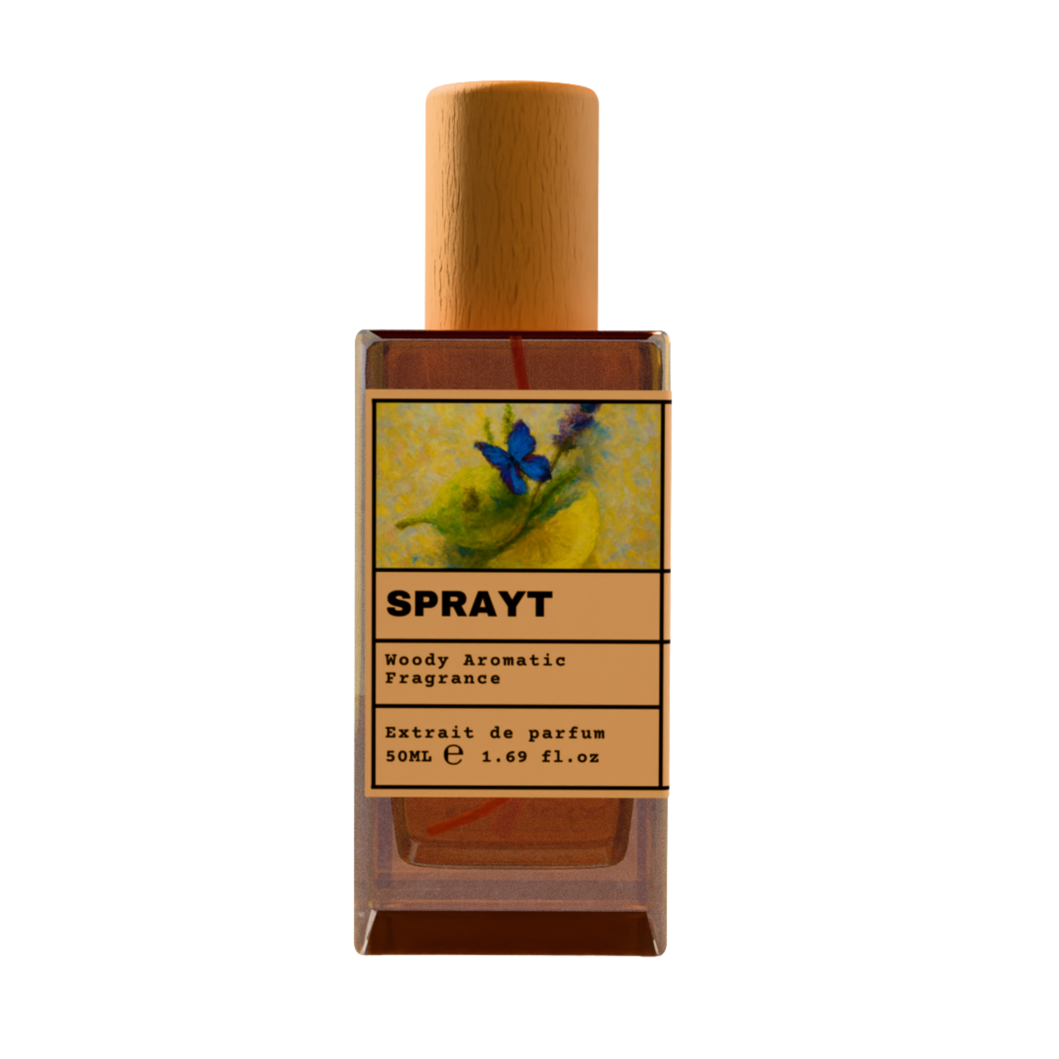 Sprayt 50ml Extrait de Parfum - Woody Aromatic Fragrance with Wooden Cap