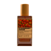 Strawberry Venom Oriental Vanilla Fragrance Extrait de Parfum 50ml bottle with wooden cap
