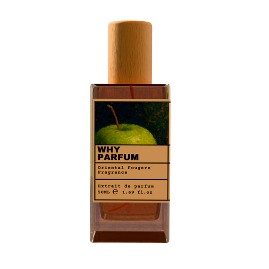 Why Parfum Oriental Fougere Fragrance Extrait de Parfum 50ml in Glass Bottle with Wooden Cap